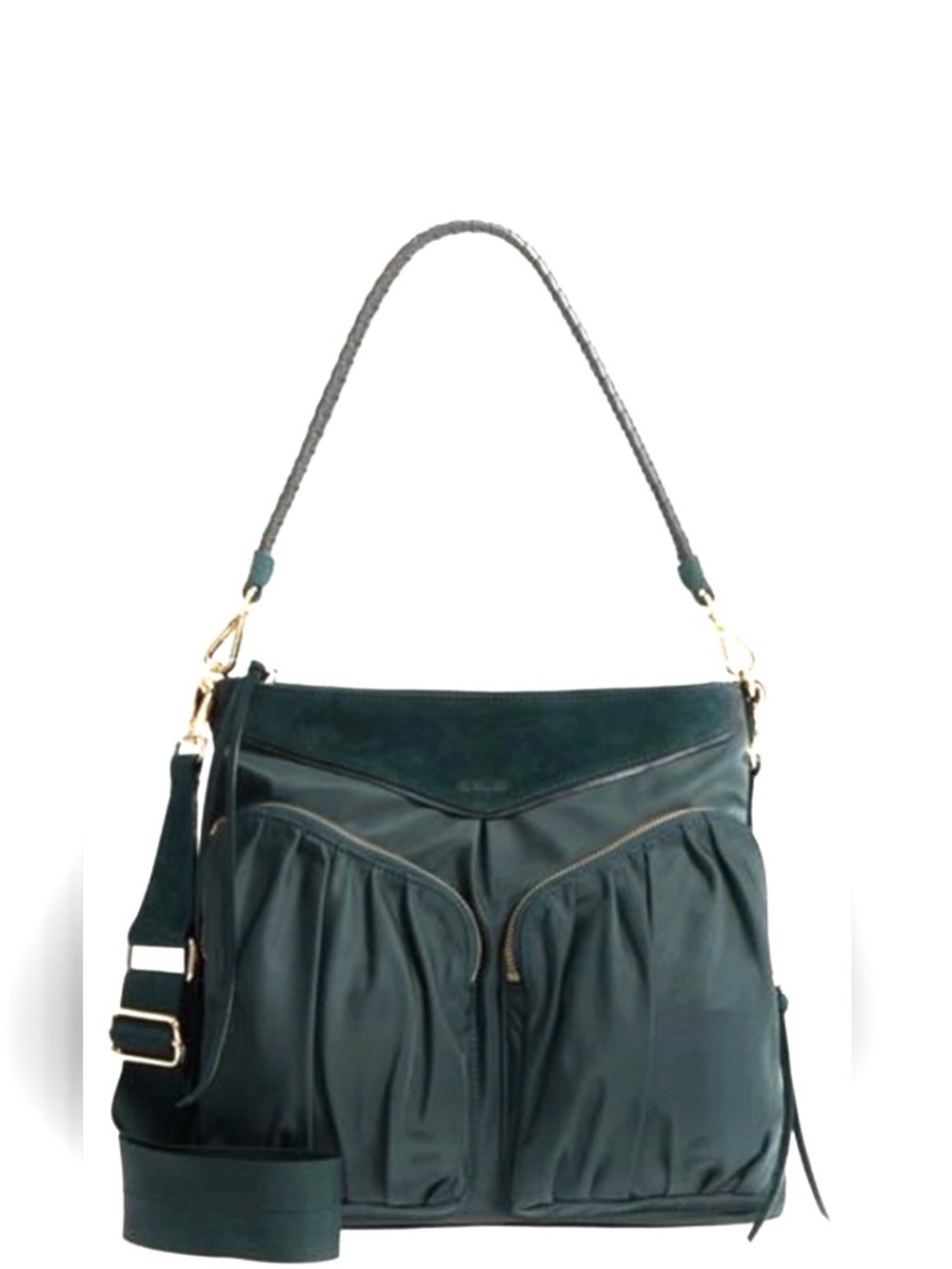 MZ Wallace Thompson Hobo In Mallard With A Jerry Tassel In Mallard Nubuck